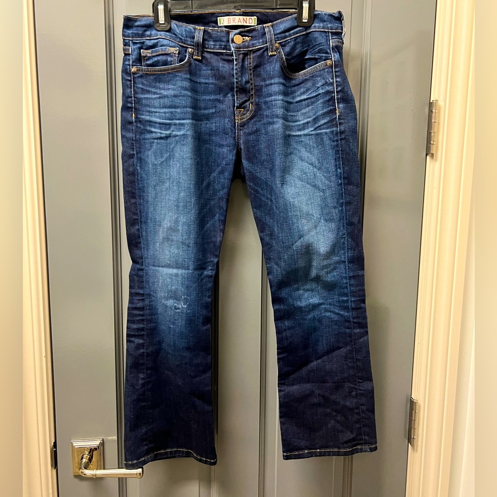J Brand Murphy Boyfriend Cropped Jeans